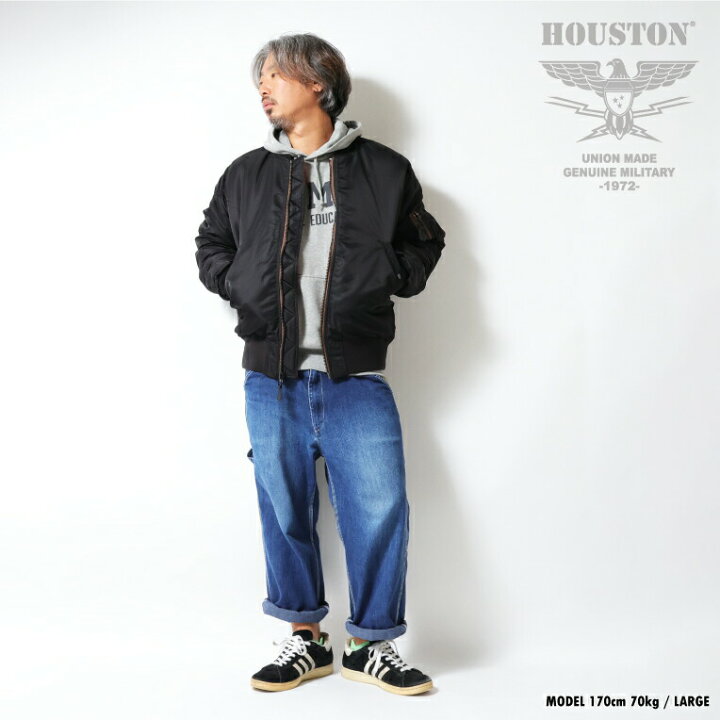 楽天市場】HOUSTON / ヒューストン 50316 MA-1 FLIGHT JACKET / MA-1 