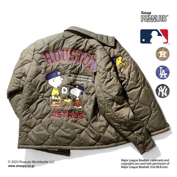 楽天市場】HOUSTON / ヒューストン 51344 PEANUTS × MLB QUILTING 