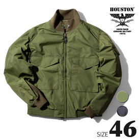 HOUSTON / ヒューストン 55090 G-8 FLIGHT JACKET 2nd / G-8フライトジャケット 2nd-全2色- ビンテージ ヴィンテージ リブ チンストラップ ブランケット 希少 レア アクションプリーツ メンズ 大きいサイズ ミリタリー MLITARY[55090]