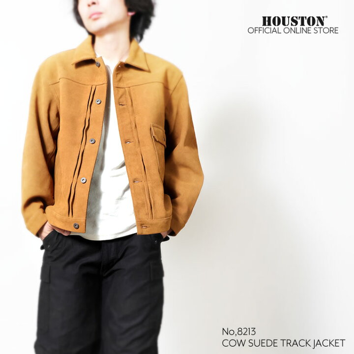 楽天市場】HOUSTON / ヒューストン 8213 COW SUEDE TRACK JACKET 