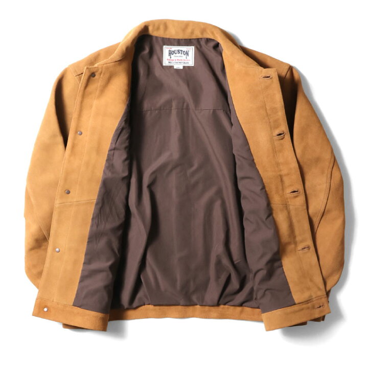 楽天市場】HOUSTON / ヒューストン 8213 COW SUEDE TRACK JACKET 