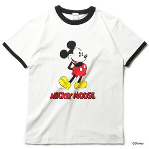 HOUSTON / q[Xg 22225 yHOUSTONz MICKEY PRINT RINGER S/S TEE / ~bL[vgK[TVc -S3F- Y fB[X  fBYj[ g R{ 傫TCY K[ g [22