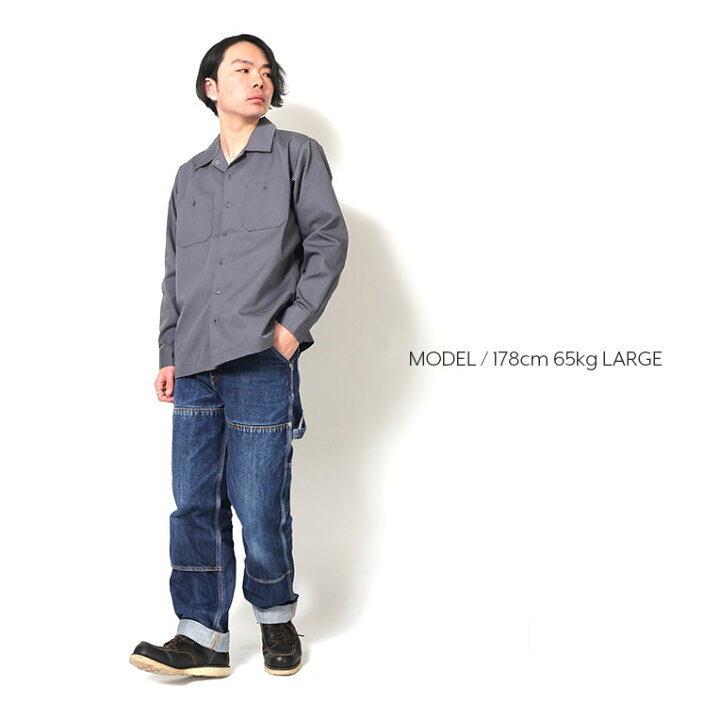 楽天市場】HOUSTON / ヒューストン 41073 TC TWILL WORK SHIRT / TC 
