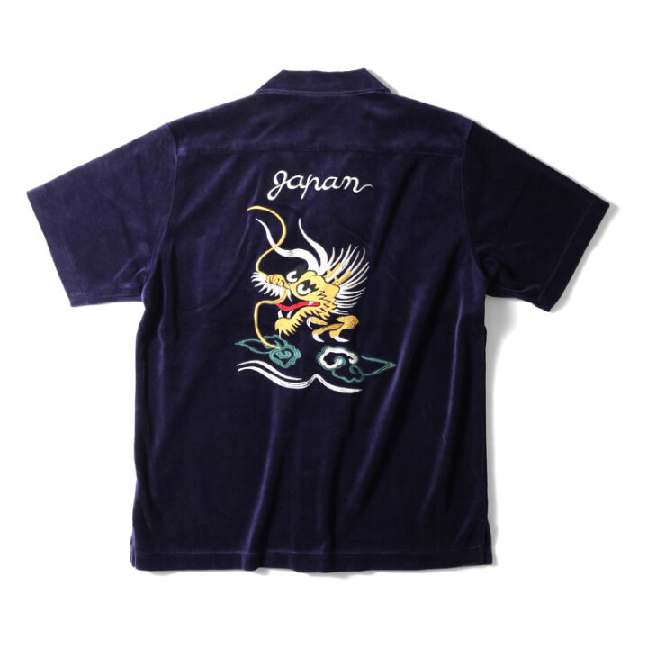 楽天市場】HOUSTON / ヒューストン 41098 VELOUR BOWLING SHIRT 