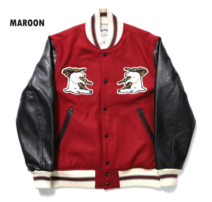 楽天市場】HOUSTON / ヒューストン 51193 MELTON AWARD JACKET(ALASKA 