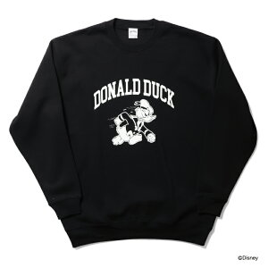 HOUSTON / q[Xg 22260 yHOUSTONzDONALD DUCK C/N SWEAT / hih_bN N[lbN XEFbg -S3F- Y fB[X g[i[ fBYj[ g R{ 傫TCY [22260]