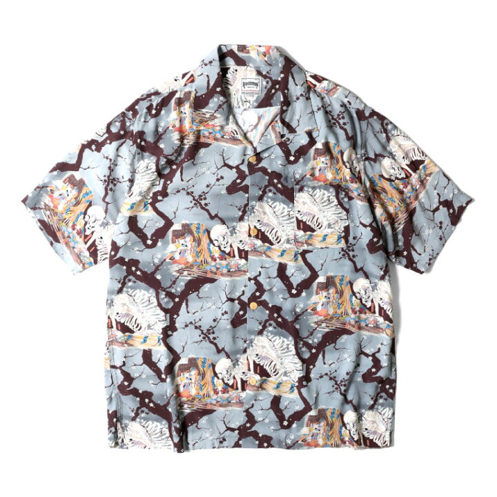 楽天市場】HOUSTON / ヒューストン 41076 ×歌川国芳 ALOHA SHIRT (相馬 