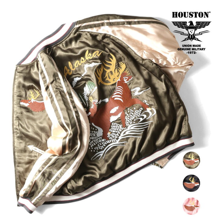 楽天市場】HOUSTON / ヒューストン 51394 RAYON SOUVENIR JACKET 