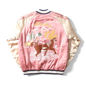 HOUSTON / �q���[�X�g�� 51394 RAYON SOUVENIR JACKET (ALASKA) / ���[�����X�[�x�j�A�W���P�b�g -�S3�F- �����Y �h�J �X�J�W���� �~���^���[ �傫���T�C�Y �� �A���J�W ���B���e�[�W [51394]