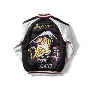 HOUSTON / �q���[�X�g�� 51413 KIDS SOUVENIR JACKET (TIGER) / �X�[�x�j�A�W���P�b�g -�S3�F- �L�b�Y�T�C�Y �h�J �X�J�W���� �~���^���[ �� �A���J�W ���B���e�[�W TOKYO JAPAN[51413]