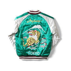 HOUSTON / �q���[�X�g�� 51413 KIDS SOUVENIR JACKET (TIGER) / �X�[�x�j�A�W���P�b�g -�S3�F- �L�b�Y�T�C�Y �h�J �X�J�W���� �~���^���[ �� �A���J�W ���B���e�[�W TOKYO JAPAN[51413]