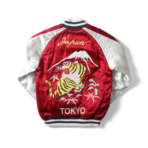 HOUSTON / �q���[�X�g�� 51413 KIDS SOUVENIR JACKET (TIGER) / �X�[�x�j�A�W���P�b�g -�S3�F- �L�b�Y�T�C�Y �h�J �X�J�W���� �~���^���[ �� �A���J�W ���B���e�[�W TOKYO JAPAN[51413]