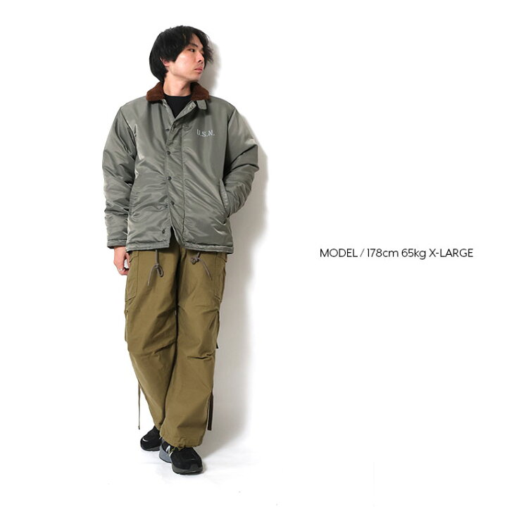 楽天市場】HOUSTON / ヒューストン 51459 NYLON N-1 DECK JACKET 