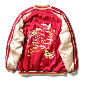 HOUSTON / �q���[�X�g�� 51470 RAYON SOUVENIR JACKET (MAP) / ���[�����X�[�x�j�A�W���P�b�g -�S3�F- �����Y �h�J �X�J�W���� �~���^���[ �傫���T�C�Y �a�� �� �� ��A���J�W ���B���e�[�W [51470]