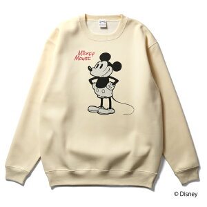 HOUSTON / q[Xg 22363 yHOUSTONz MICKEY MOUSE C/N SWEAT / ~bL[ }EX N[lbN XEFbg -S3F- Y fB[X fBYj[ N g R{ 傫TCY jZbNX [223