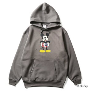 HOUSTON / �q���[�X�g�� 22364 �yHOUSTON�z MICKEY MOUSE P/O PARKA / �~�b�L�[ �}�E�X �v���I�[�o�[�p�[�J�[ -�S3�F- �����Y ���f�B�[�X �t�[�f�B�[ �f�B�Y�j�[ ���N�� ���g�� �R���{ �傫���T�C�Y ���j�Z