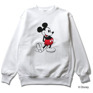HOUSTON / q[Xg 22365 yHOUSTONz MICKEY MOUSE C/N SWEAT / ~bL[ }EX N[lbNXEFbg -S3F- Y fB[X fBYj[ N g R{ 傫TCY jZbNX [2236