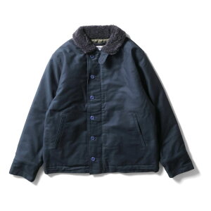 �yOFFICIAL����zHOUSTON / �q���[�X�g�� 51466 N-1 DECK JACKET - Light model - / N-1 �f�b�L �W���P�b�g - ���C�g���f�� - �S2�F �����Y �V���v�� �~���^���[ MILITARY �A���J�W NAVY USN �傫���T�C�Y [51466]