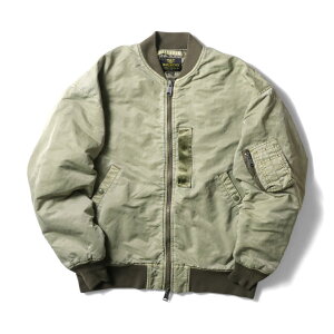 HOUSTON / q[Xg 51505 PIGMENT DYE RELAX MA-1 FLIGHT JACKET / sOg_CbNXMA-1tCgWPbg -S3F- Y ~^[ AJW Be[W [51505]