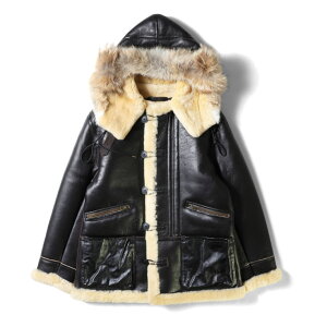 HOUSTON / q[Xg 8230BC MOUTON B-7 JACKET / [gB-7WPbg -S1F- vW AJW ~^[ MILITARY Y 傫TCY tCgWPbg LEATHER [8230BC]