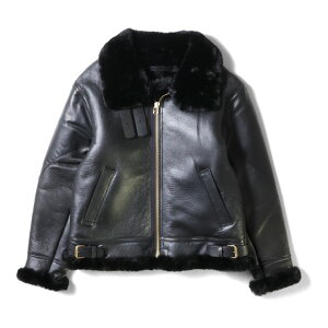 HOUSTON / �q���[�X�g�� 8233 MOUTON B-3 JACKET -2POCKET- / ���[�g��B-3�W���P�b�g-2POCKET- -�S2�F- �v�W���� �A���J�W �~���^���[ MILITARY �����Y �傫���T�C�Y �t���C�g�W���P�b�g LEATHER [8233]