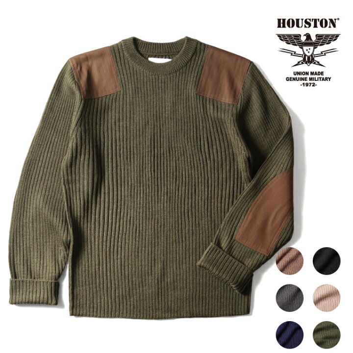 楽天市場】HOUSTON / ヒューストン 2160 COMMAND SWEATER / コマンド 