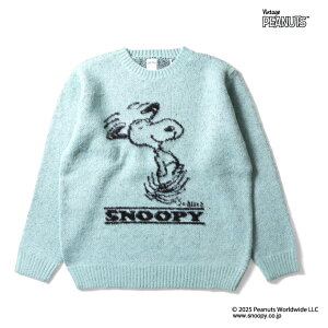 HOUSTON / q[Xg 22346 PEANUTS MOHAIR WOOL SWEATER (SNOOPY) / wAE[Z[^[ (Xk[s[) -S4F- Y fB[X s[ibc jbg g R{ ʒ[22346]