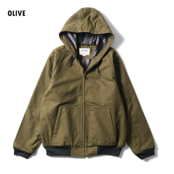 楽天市場】HOUSTON / ヒューストン 51561 DUCK ZIP WORK HOODIE 