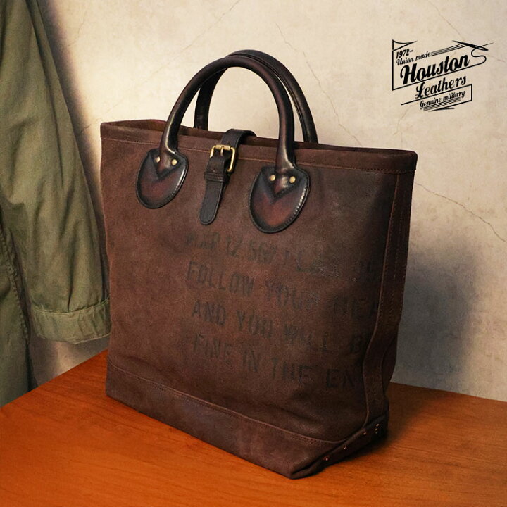 楽天市場】HOUSTON / ヒューストン 6902 LEATHER TOTE BAG / レザー 