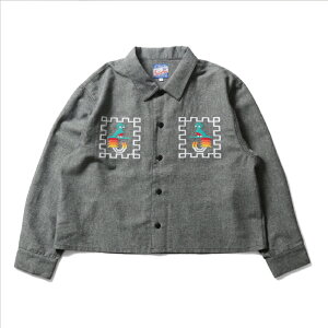 HOUSTON woman / �q���[�X�g�� �E�[�}�� 4040W CHAMBRAY SHORT GUATEMALA SHIRT / �V�����u���[�V���[�g�O�A�e�}���V���c -�S3�F- ���f�B�[�X �G�X�j�b�N �� �V���[�g�� �Z�� �h�J �~���^���[ �A���J�W ���B��