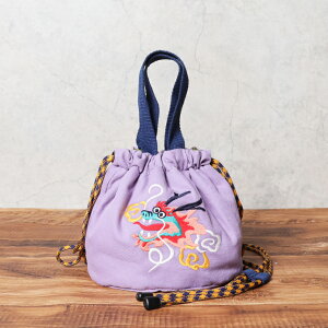 HOUSTON woman / �q���[�X�g���E�[�}�� 6013W COTTON EFFECT BAG (DRAGON) / �R�b�g���G�t�F�N�g�o�b�O -�S3�F- �����Y ���f�B�[�X �j�����p �h�J ��񂰑� �V�����_�[�o�b�O JAPAN �В� 2WAY MILITARY �~���^���[ 