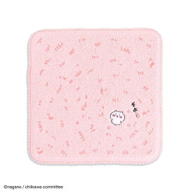 【段階的価格変動商品】ちいかわ ミニタオルハンカチ ちいかわ 草むら ピンク CHIIKAWA タオル ハンカチ クッション かわいい キャラクター グッズ プレゼント ギフト なないろ堂