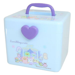 すみっコぐらし 持ち手付き ボックスM おばけのナイトウォーク サンエックス 卓上収納 インテリア 収納 かわいい キャラクター グッズ プレゼント ギフト なないろ堂