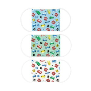 トミカ 抗菌 洗える スペシャル コットンマスクS 3枚入り 不織布フィルター 13層構造 子供用 かわいい キャラクター グッズ プレゼント ギフト なないろ堂