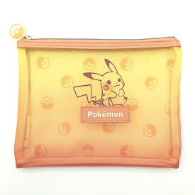 ポケットモンスター メッシュフラットポーチ グラデーション ポケモン ポーチ かわいい キャラクター グッズ プレゼント ギフト なないろ堂