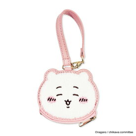 【送料無料】ちいかわ おかおサガラミニポーチ H98×W95×D10mm chiikawa 刺繍 キーホルダー コインケース カバン リュック バッグチャーム アクセサリー マリモクラフト 人気 かわいい キャラクター グッズ プレゼント ギフト なないろ堂