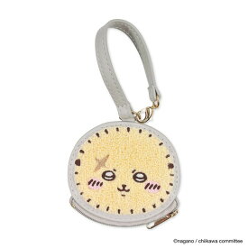 【送料無料】ちいかわ おかおサガラミニポーチ H98×W95×D10mm chiikawa 刺繍 キーホルダー コインケース カバン リュック バッグチャーム アクセサリー マリモクラフト 人気 かわいい キャラクター グッズ プレゼント ギフト なないろ堂