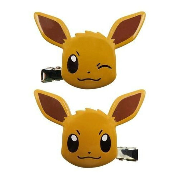 楽天市場】ポケットモンスター イーブイ 前髪クリップ 2個セット 