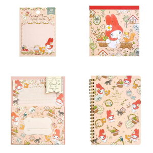 サンリオ キャラクターズ×たけいみき マイメロディ リトルレッド B6リングノート&メモパッド&スティッキーメモふせん&レターセット 4点セット さんりお 文房具 ステーショナリー 勉強