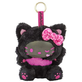 サンリオ ハローキティ ファインフェイスキャット ぬいぐるみ 高さ約16cm さんりお カラビナ付き マスコット キーリング キーホルダー キャラクター雑貨 かわいい キャラクター グッズ プレゼント ギフト なないろ堂