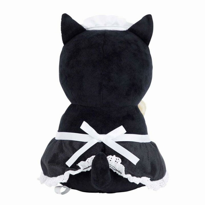 楽天市場】モフサンド メイドくろにゃん ぬいぐるみ(S) mofusand 