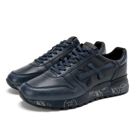 PREMIATA Mick 厚底レザー スニーカー BL プレミアータ ミック ブルー 青 レザー メンズ 男性