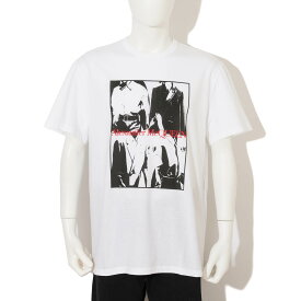 Alexander McQueen グラフィック ロゴ Tシャツ アレキサンダーマックイーン メンズ 男性 半袖 白 ホワイト