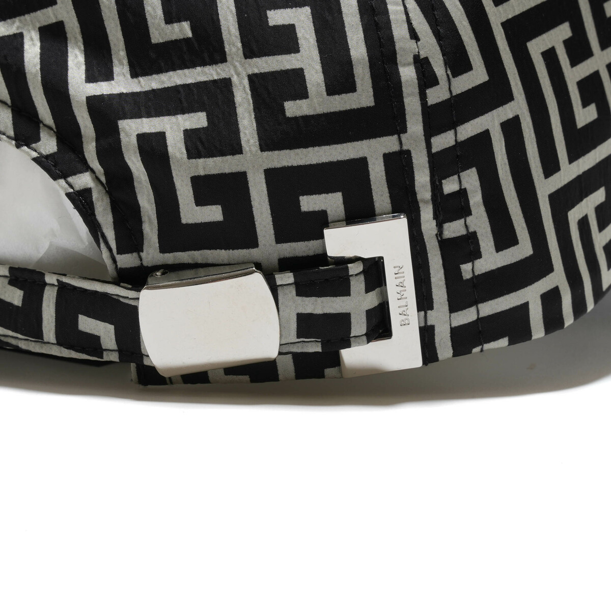 Balmain ロゴ モノグラム キャップ ブラック バルマン 帽子 ブラック メンズ | ユニオンショップ楽天市場店
