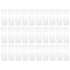 HEMOTON 30ピッシュマッシュルーム袋を育てる澄んだきのこの袋袋きのこの栽培のための通気性の余分な厚いポリプロピレンバッグ（透明）50X32cm