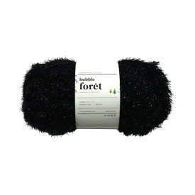 Knit Wit 韓国エコたわし毛糸 bubble foret-バブルフォレ- 90g 1玉 ブラック KNW-BFB43