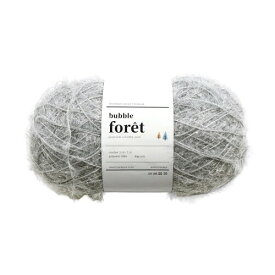 Knit Wit 韓国エコたわし毛糸 bubble foret-バブルフォレ- 90g 1玉 グレー KNW-BFB46