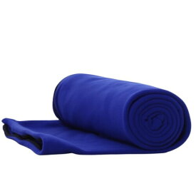 (ブルーニー) インナーシュラフ 軽量 夏用 フリース インナーシーツ 寝袋 シュラフ 夏 キャンプ コンパクト 封筒型 (青)