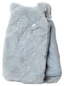 フレンズヒル 指ぬきグローブ ウサファー グレイ RW-245-528 エコファー素材 ふわふわ キラキラビジュー