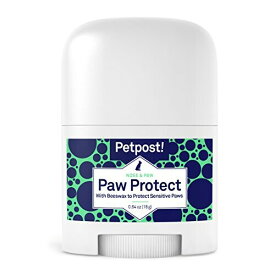 Petpost | 犬の肉球保護クリーム - オーガニックひまわり油、みつろうクリームでやけどを防止 - ワックスで肉球を熱さと冷たさから保護します。 (0.64 oz.)